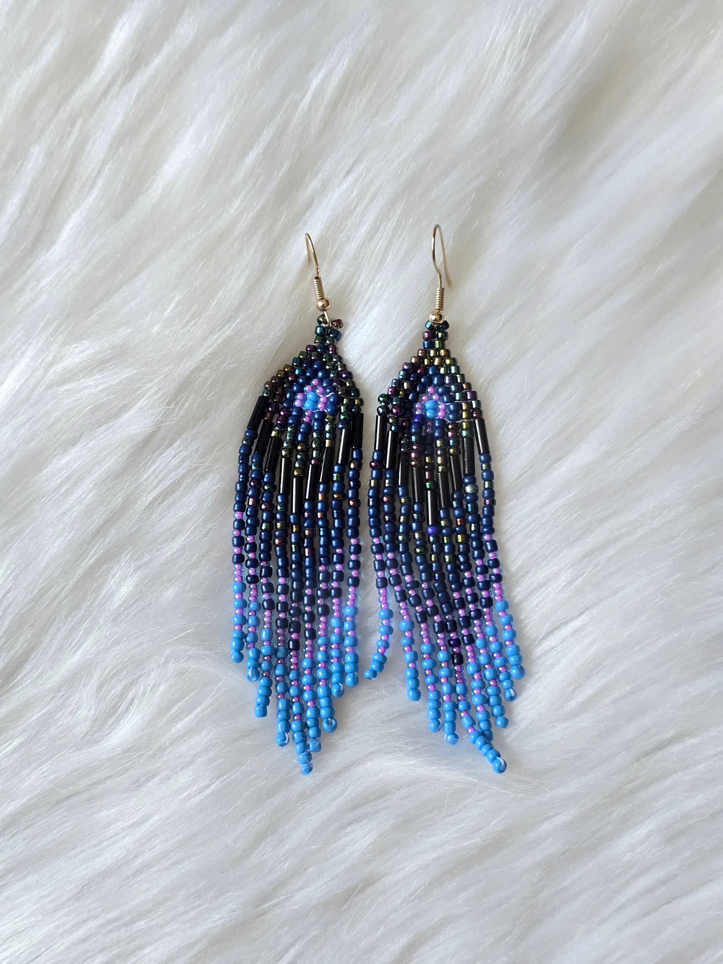 Night sky medium fringe