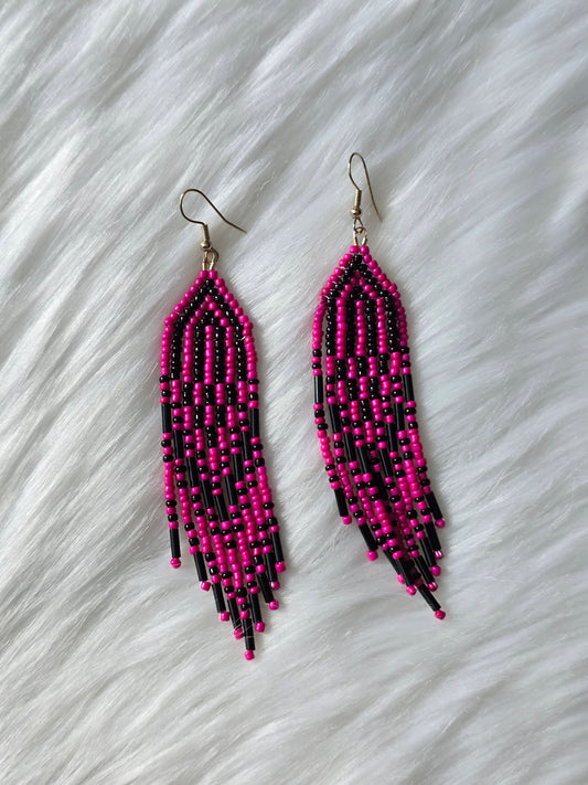 Hot Pink Medium fringe